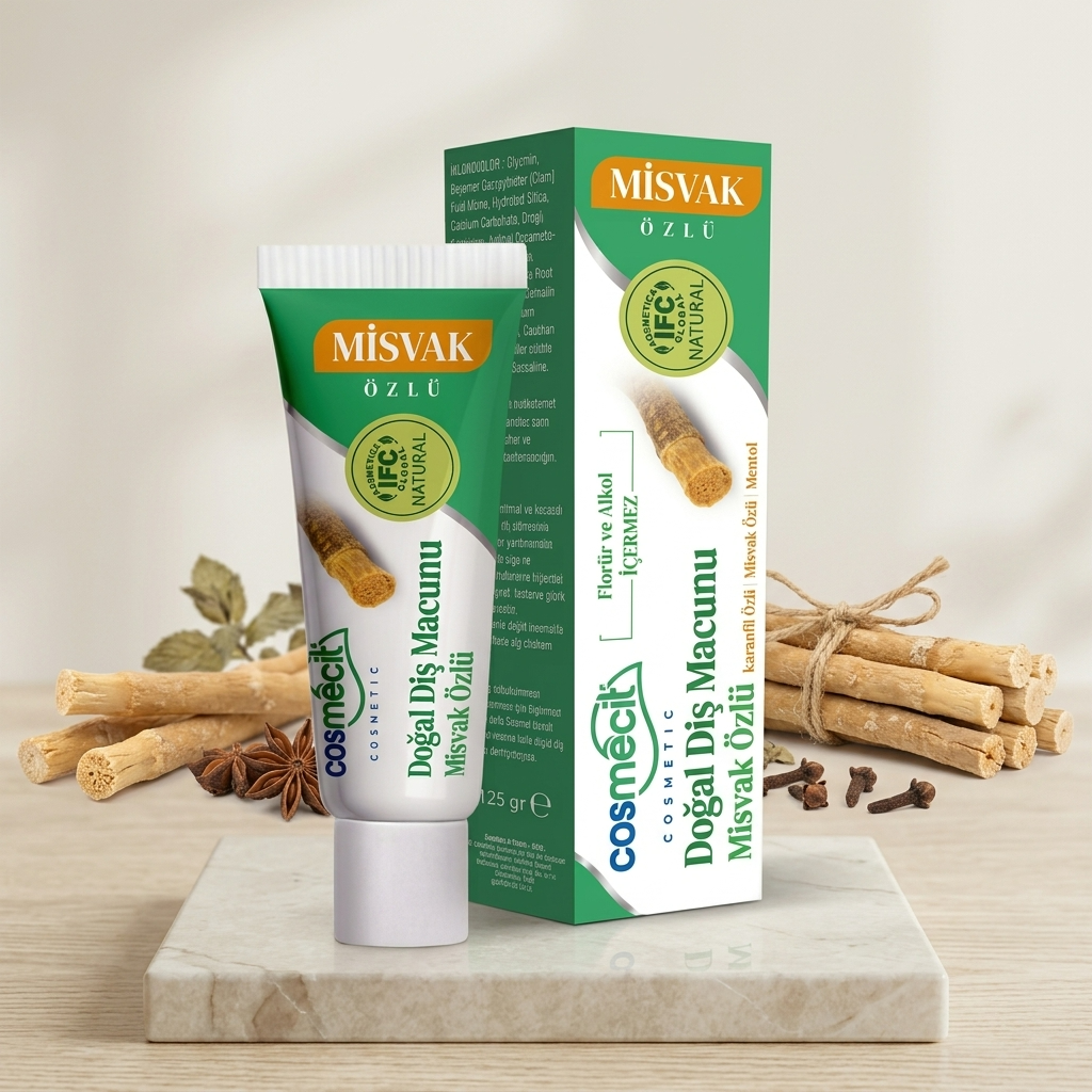 Cosmecit Doğal Diş Macunu Misvak Özlü 125 Gr