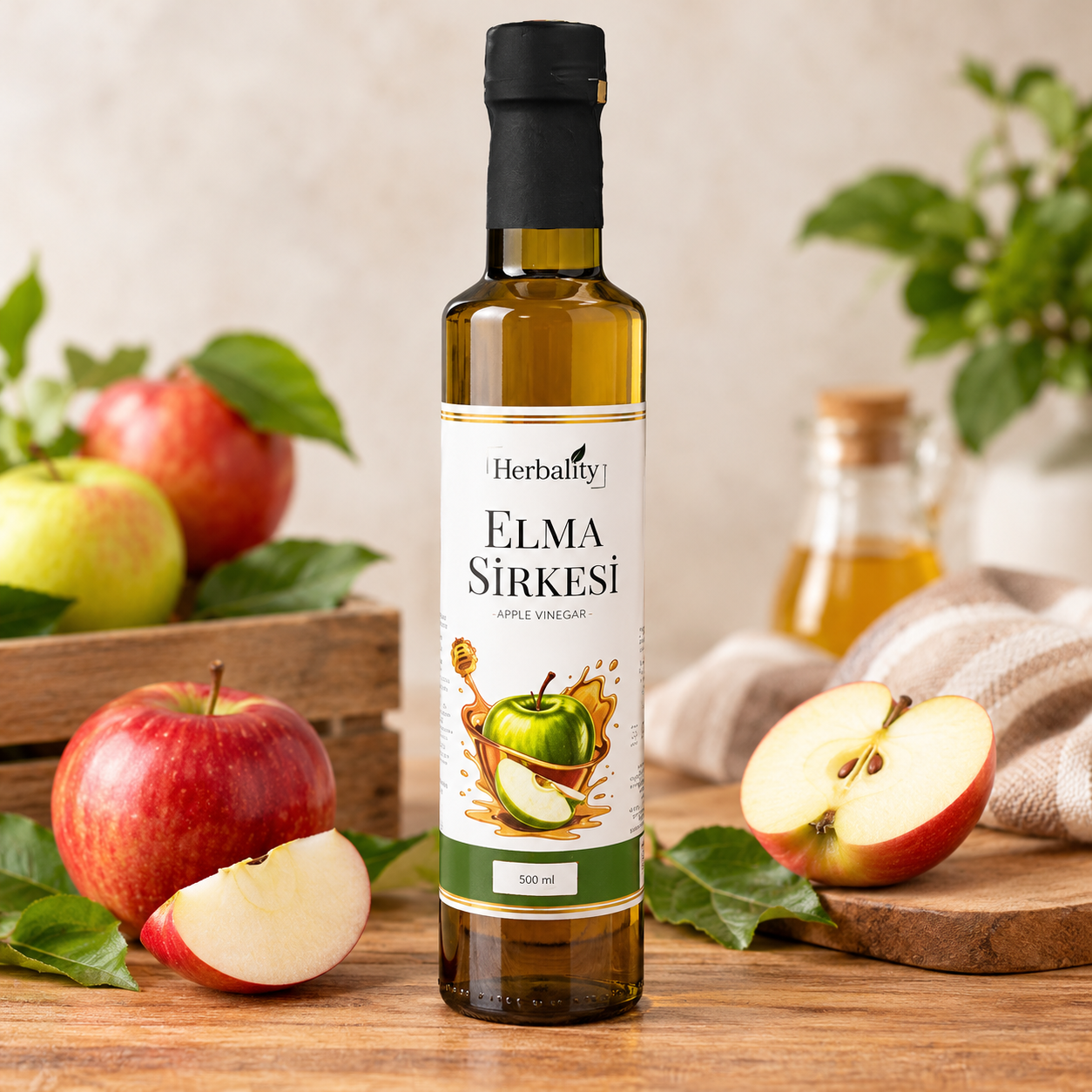 Herbalıty Elma Sirkesi 500 Ml thumbnail 4