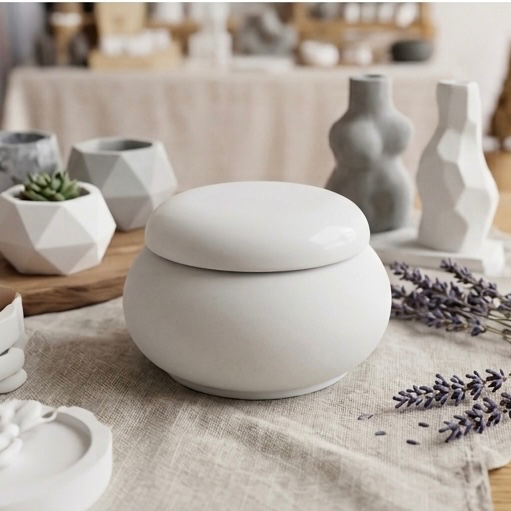 Karakız Kapaklı Mini vazo Silikon Kalıp 6.3x4x2.5 Cm thumbnail 3