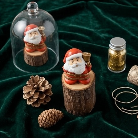 Karakız Noel Baba Silikon Kalıp 6x5x3.5 Cm thumbnail 4