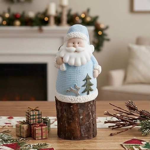Karakız Noel Baba Silikon Kalıp 10.5x7x6.5 Cm thumbnail 3