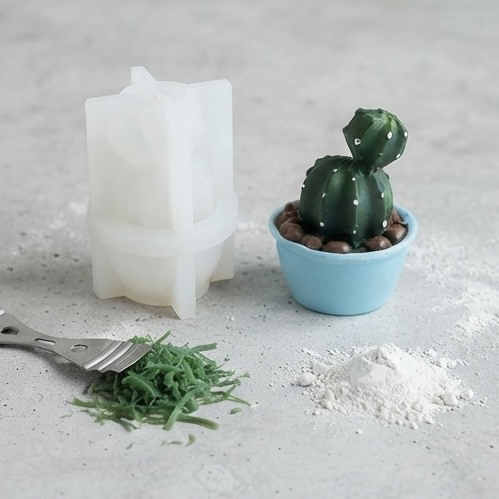 Karakız Mini Katküs Silikon Kalıp 5x4 Cm thumbnail 1