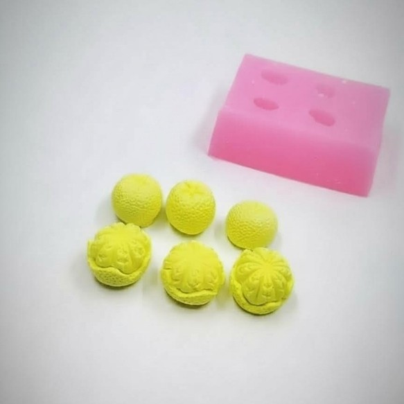 Karakız Mini Portakal Silikon Kalıp 1x1x1 Cm thumbnail 3
