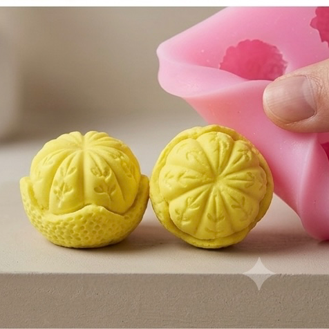 Karakız Mini Portakal Silikon Kalıp 1x1x1 Cm thumbnail 4