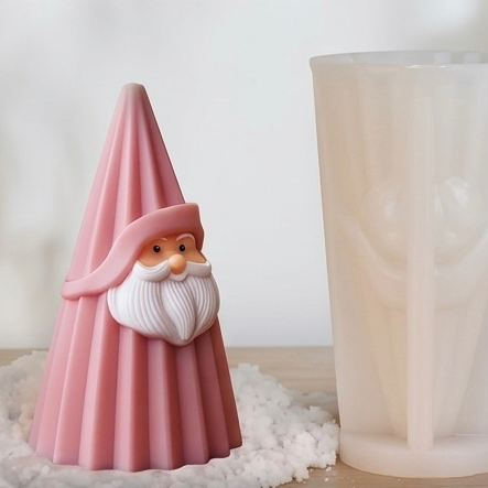 Karakız Noel Baba Silikon Kalıp 12,2x6,6x7,7 Cm thumbnail 3