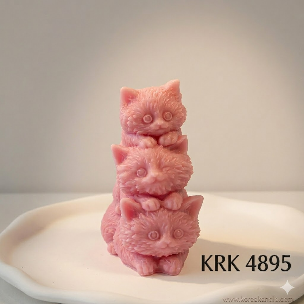 Karakız Kedicik 3'lü Silikon Kalıp 8.5x6.5x4 Cm thumbnail 3