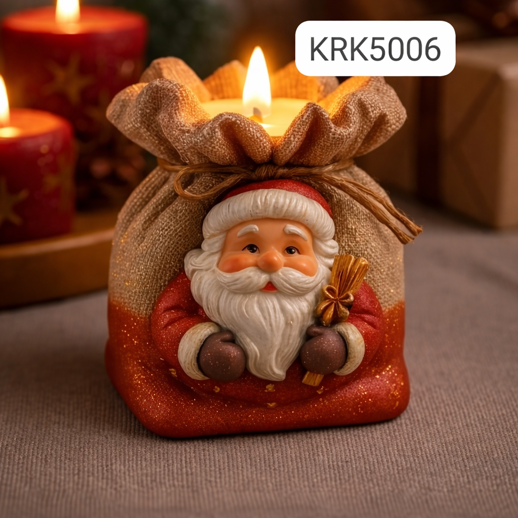 Karakız Noel Baba Hediye Çuvalı Silikon Kalıp 7x7 Cm thumbnail 5