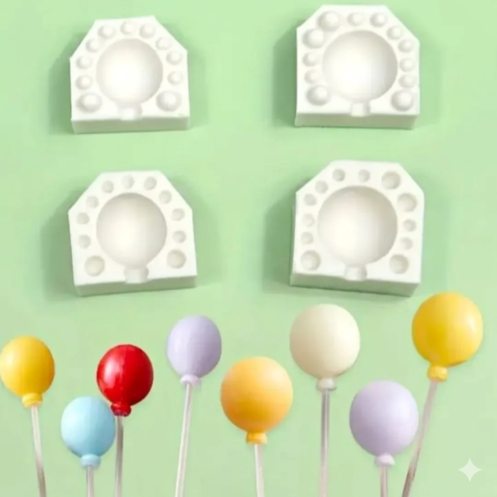 Karakız Çok Amaçlı Balon ve Dekoratif İnci Silikon Kalıp 2x2,5 Cm thumbnail 4