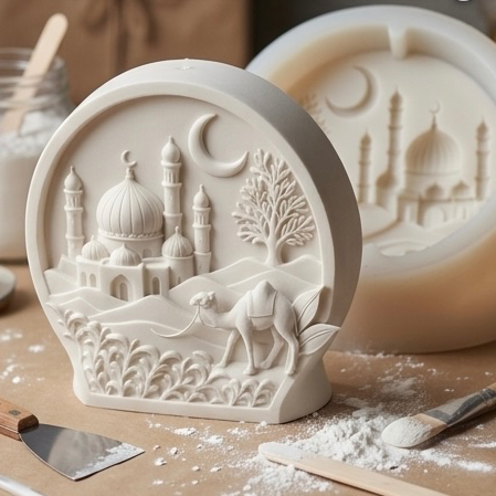 Karakız Ramazan Esintisi Silikon Kalıp 7.5x7x2,5 Cm thumbnail 3